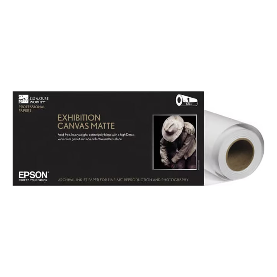 PAPEL EPSON EXHIBITION CANVAS MATTE 60INC.X40INC.
