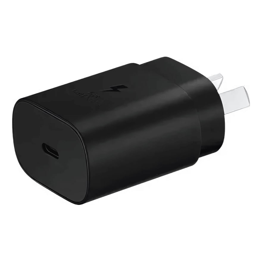 CARGADOR DE PARED SAMSUNG TA-800 CARGA RAPIDA 25W USB-C NEGRO