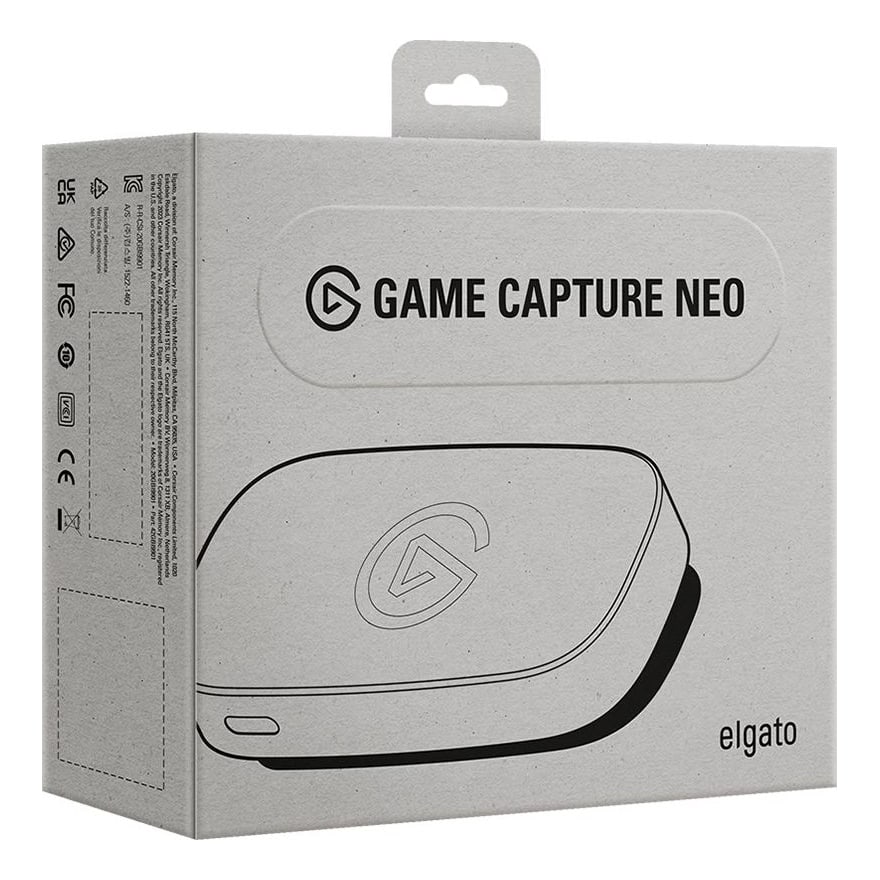 Elgato Game Capture Neo Video Capture Card USB Type-C 1920 x 1080 60 frames per second White