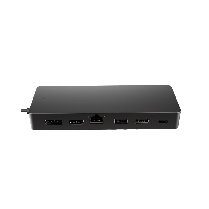 HUB HP 7-Port USB-C to 2USB-C 2USB-A HDMI Black-RJ45-DP