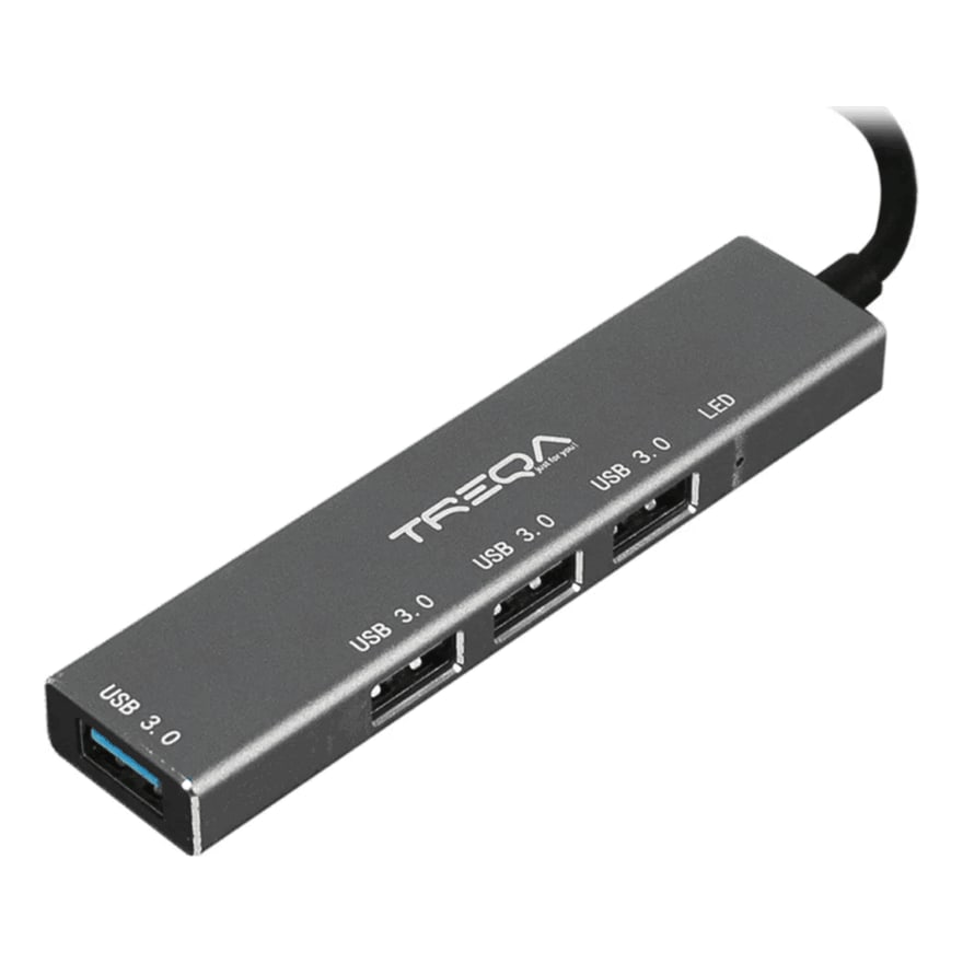HUB Tengu T-304 USB 3.0 to 4Puertos USB 3.0 5Gbps Silver