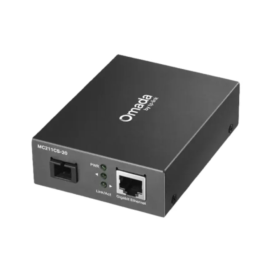 MEDIA CONVERTER TP-Link MC212CS-20 RJ45 10-100-1000Mbps Auto MD-MDIX AMPL-FIBRA 20KM