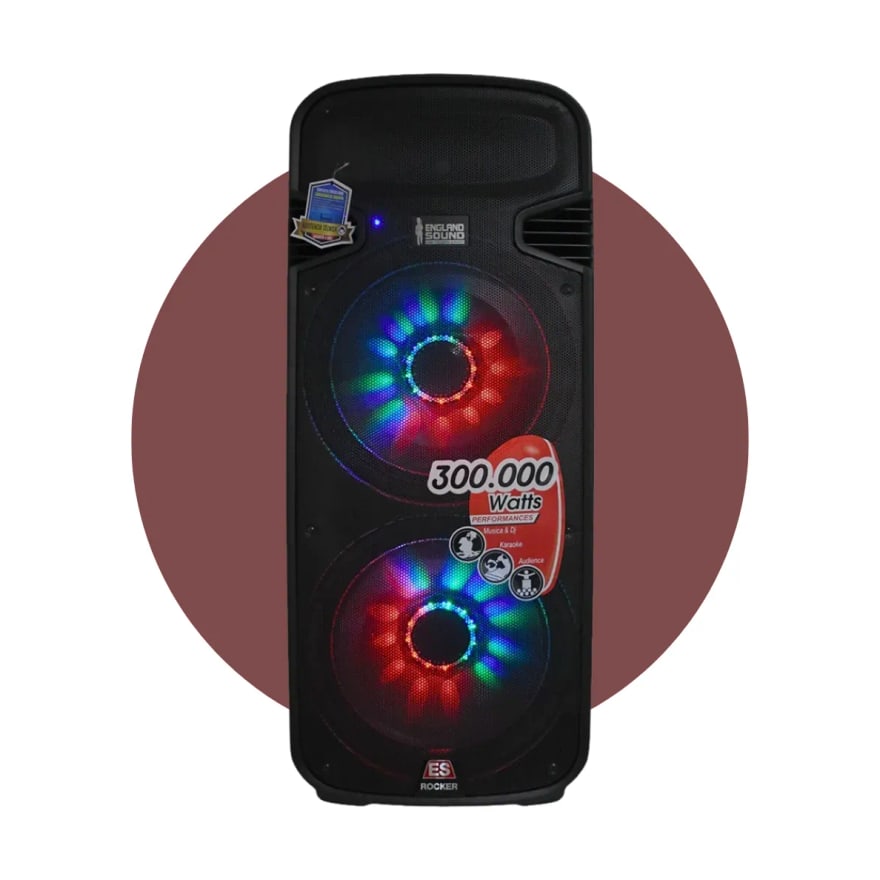 PARLANTE ROCKER ES-6GAB 215L 15INC.MP3 USB BT SD 2XLED MUUL CR 450000W