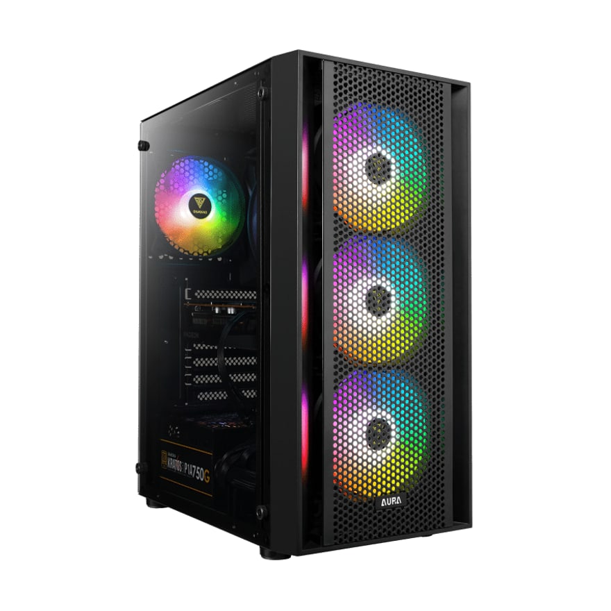 Computador QUASAD INTEL CORE ULTRA-7-265 16GB 1TB-SSD M-2 MBO-B760 USB-3.0 ELITE-PRO BLACK WP