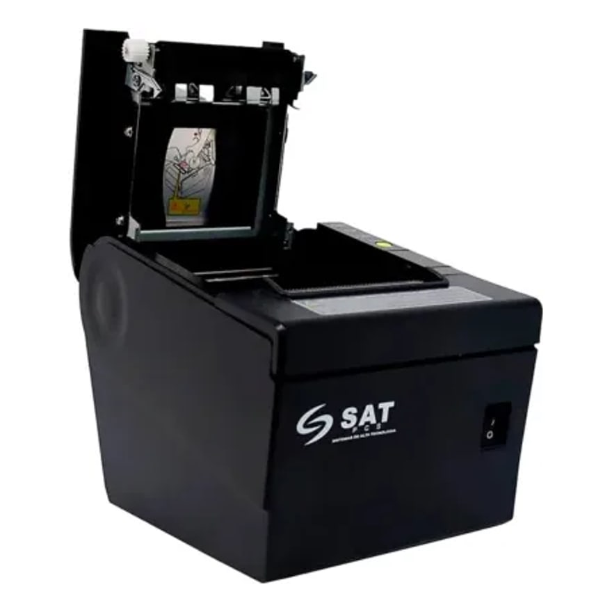 Impresora SAT TERMICA 38T USE 58mm 300mm-s 203DPI con CORTADOR USB SERIAL ETHERNET 1D 2D NEGRO