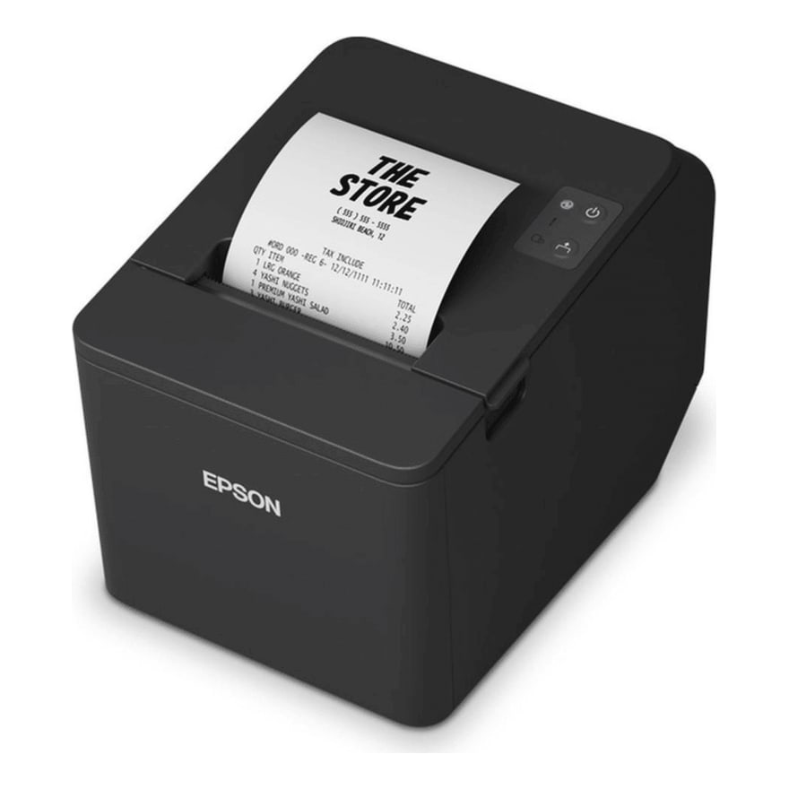 Impresora EPSON Termnica Lineal TM-T20IV 203dpi 250mm-seg. Ethernet USB-B RS-232 Black
