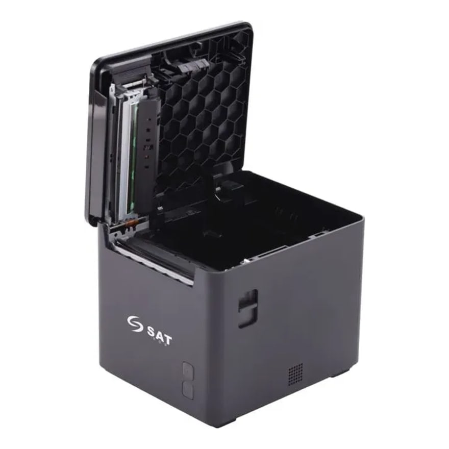 Impresora SAT DIRECT THERMAL Q23TUE 80mm 230mm-s 203DPI RJ11 USB NEGRO