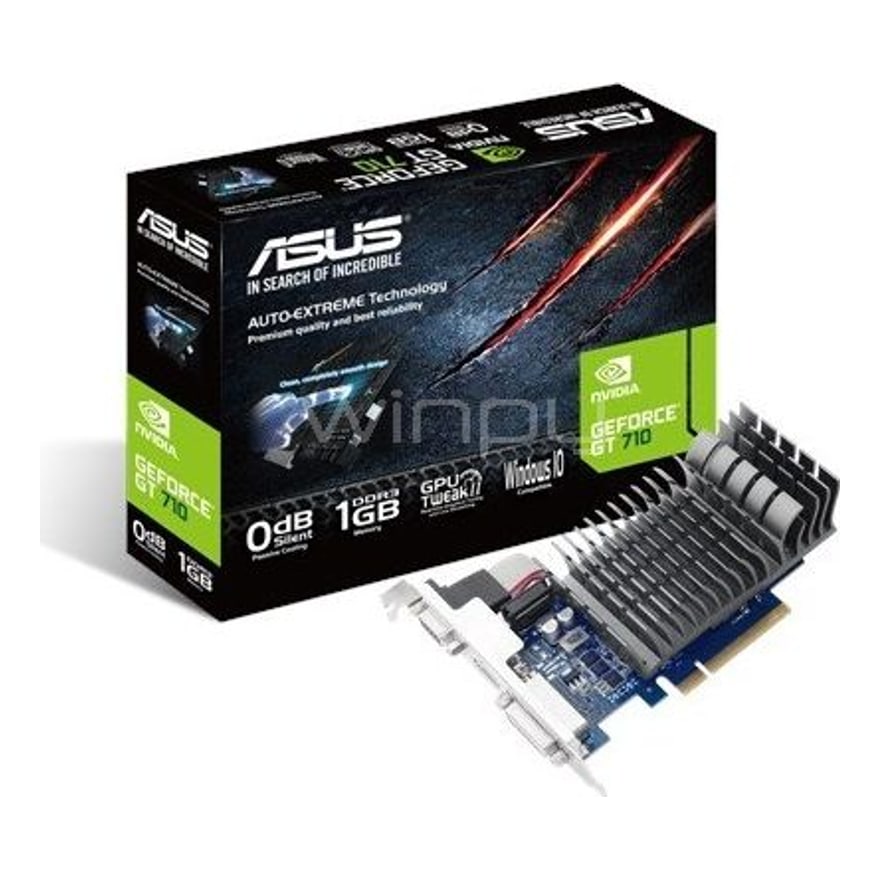 Tarjeta de video ASUS GeForce GT-710 2GB GDDR5 EVO