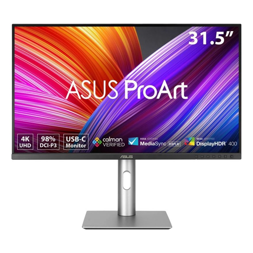 MONITOR ASUS PROART 31.5Inch LED IPS 4K UHD 2HDMI DP USB-C Speaker Negro compatible con MAC