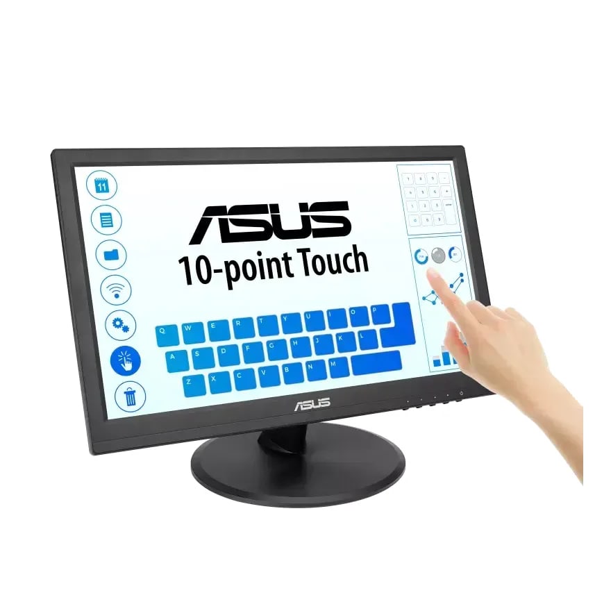 MONITOR ASUS VT169HE 15.6INC. 10-Point-Touch FHD 1920X1080 VGA-HDMI NEGRO