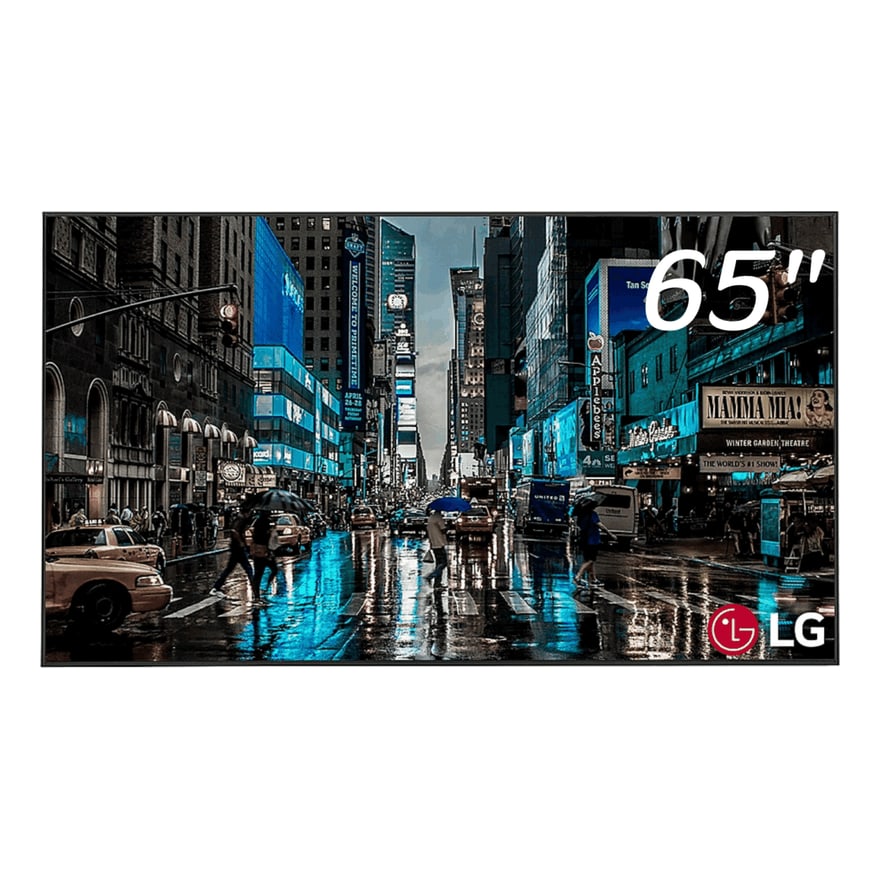MONITOR LG 65INCH DIGITAL SIGNAGE 4K 2HDMI DP WIFI LAN NFC NEGRO