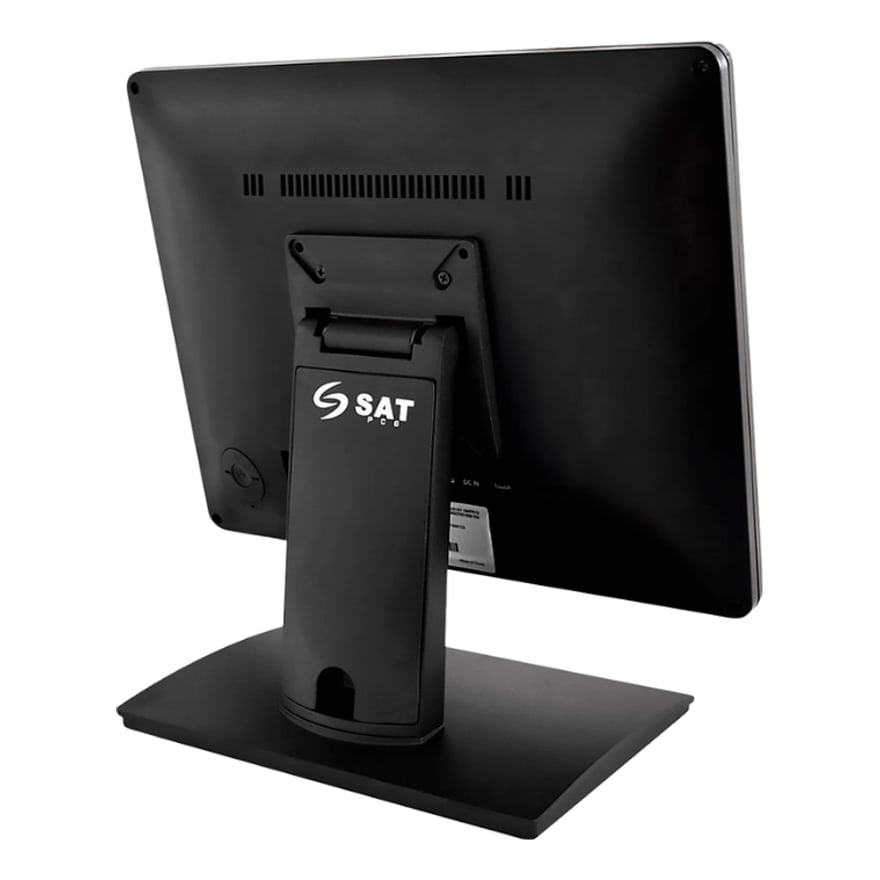 MONITOR SAT 15INC. 10-Point-Touch 1024X768 VGA-HDMI USB NEGRO
