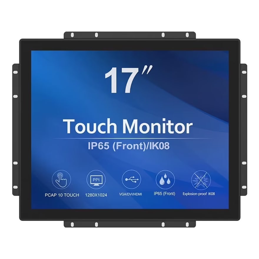 MONITOR SAT 17INC. 10-Point-Touch 1280X1024 VGA-HDMI USB NEGRO