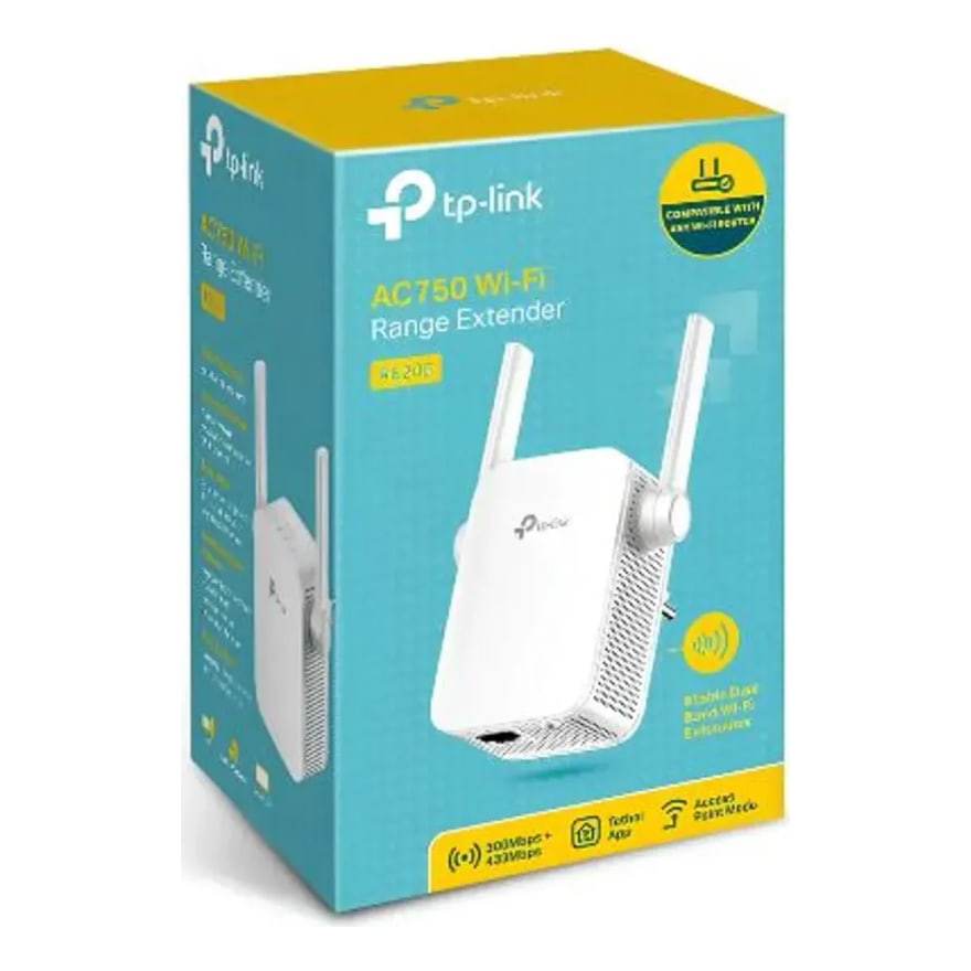 EXTENSOR DE COBERTURA WI-FI AC750 RE205