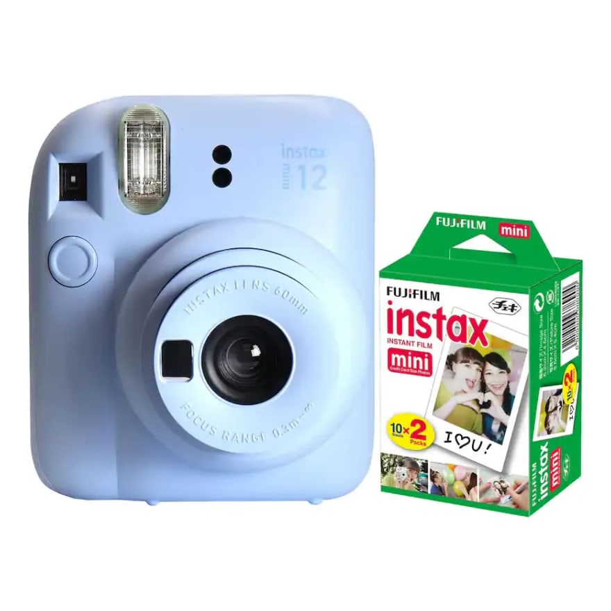CAMARA FUJI INSTAX MINI 12 PASTEL BLUE