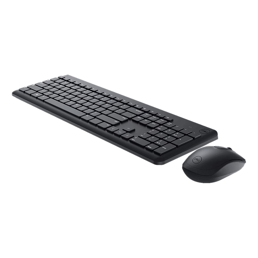Teclado y mouse Dell KM3322W Inalambrico Negro 3Y
