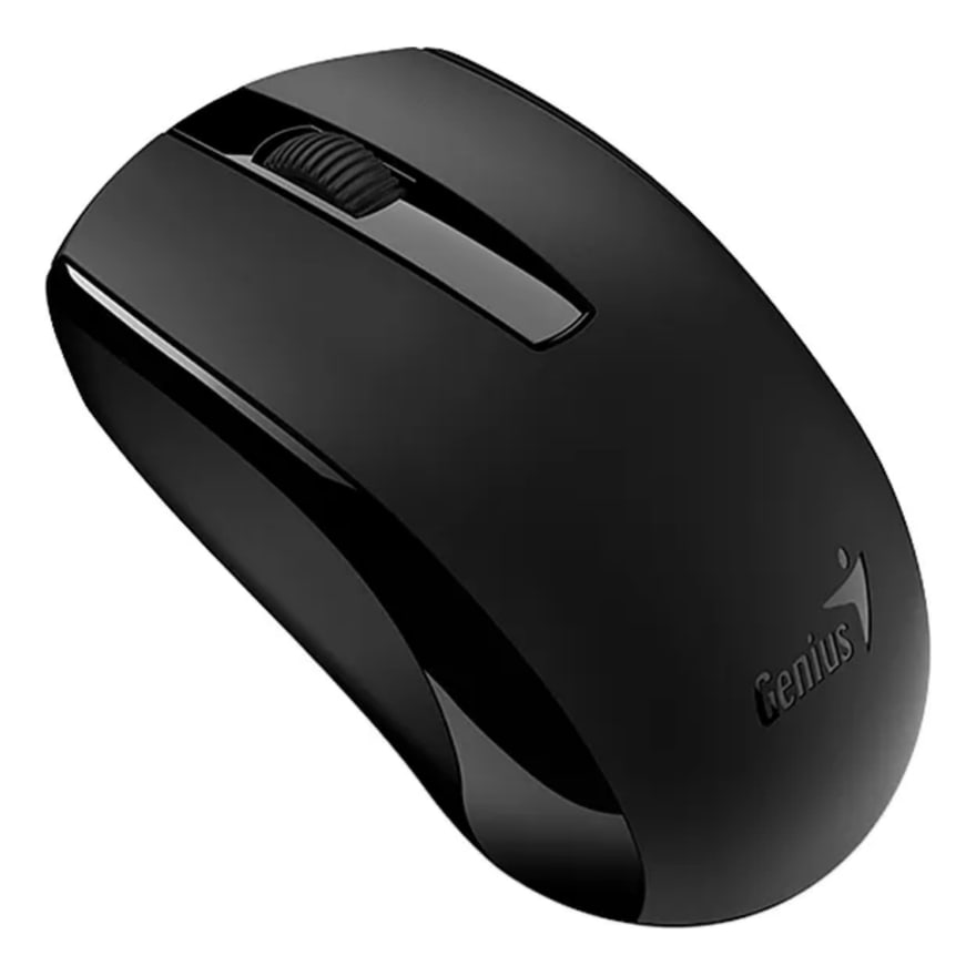 MOUSE GENIUS ECO-8100 WIRELESS BLUEEYE RECARGABLE BLACK