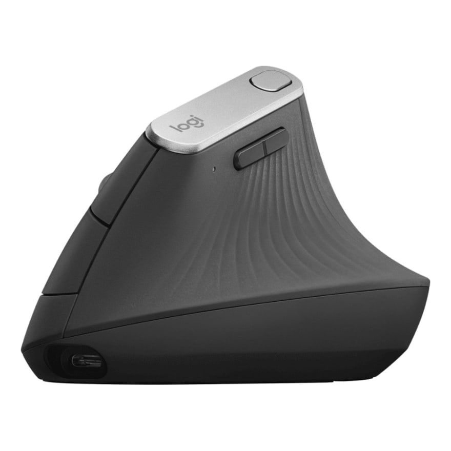 MOUSE LOGITECH MX VERTICAL NEGRO ERG. EASY SWITCH-FLOW-UNIFYING-BLUETOOTH-USB-RECARGABLE
