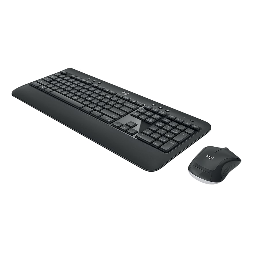 TECLADO-MOUSE COMBO LOGITECH MK540 NEGRO ADVANCED WIRELESS USB UNIFYING PLUG AND PLAY