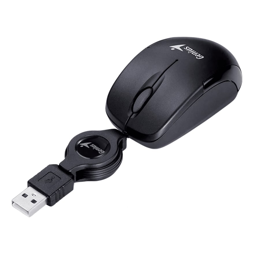 MOUSE GENIUS MICRO TRAVELLER USB NEGRO