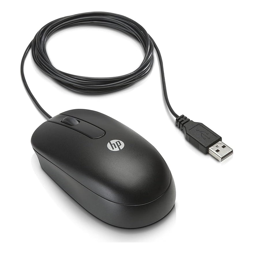 MOUSE HP 125 CABLE NEGRO