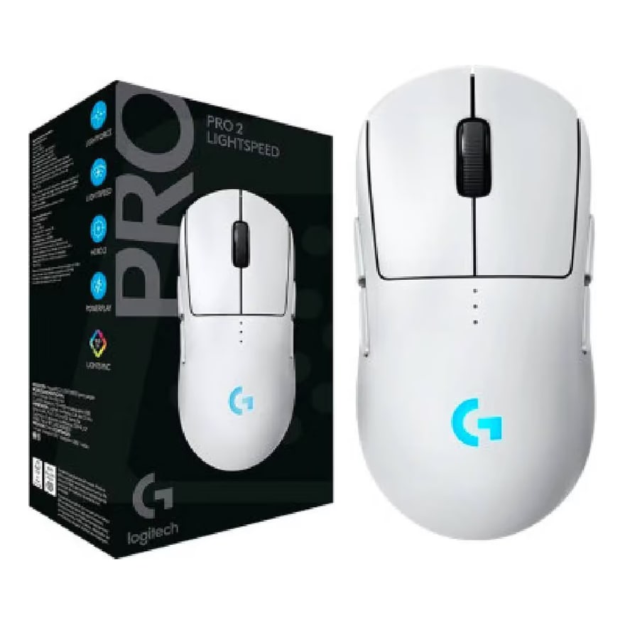 Mouse Logitech G PRO 2 Lightspeed Wireless Blanco
