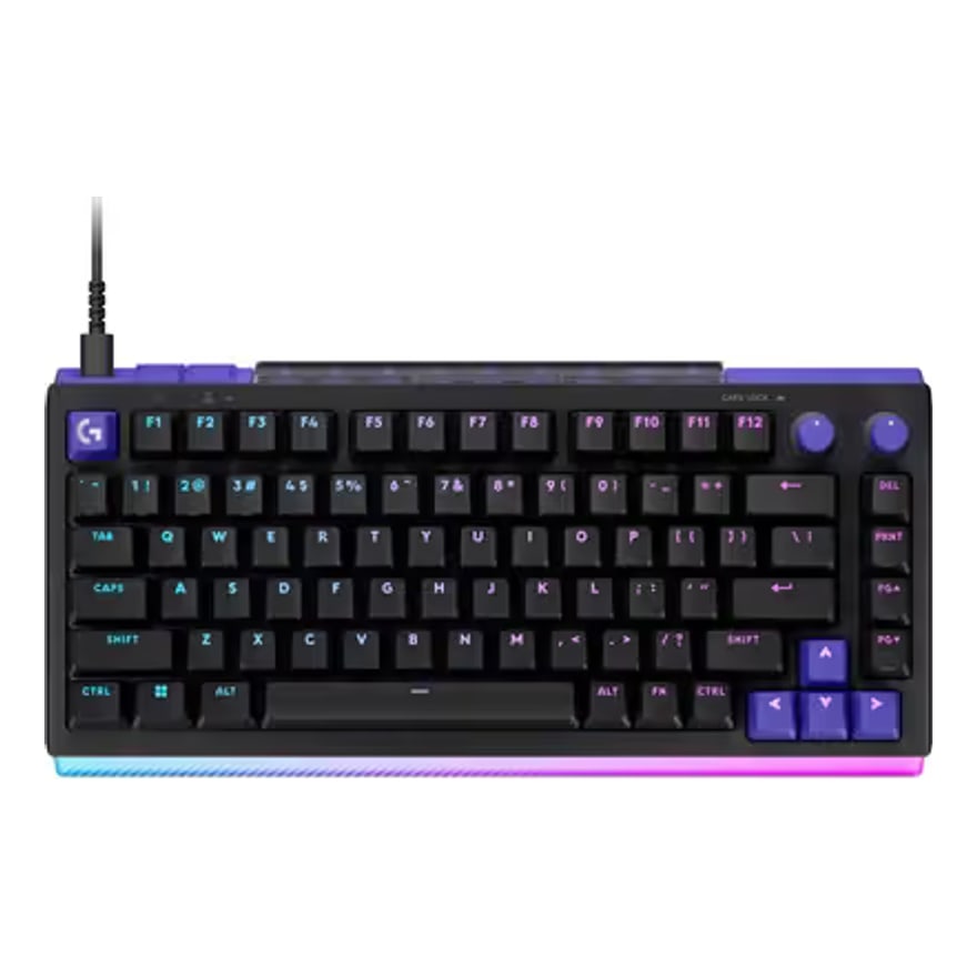 TECLADO LOGITECH G512 X 75 GAMER NEGRO MECANICO-ANALOGICO DUAL SWAP-TRM LIGHTSYNC RGB