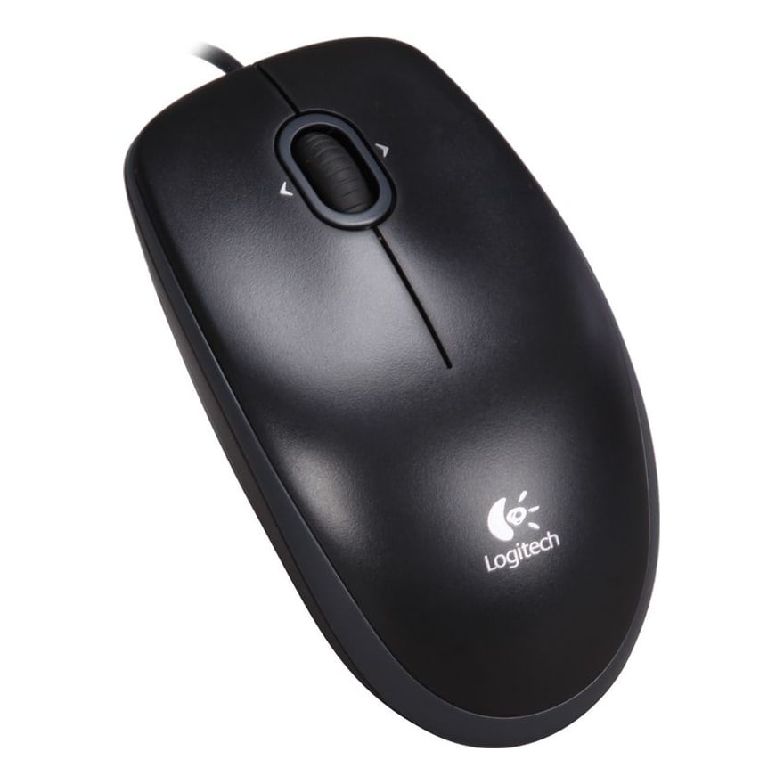 MOUSE LOGITECH M110 WIRED BLACK