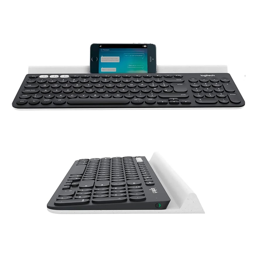 TECLADO LOGITECH K780 NEGRO MULTIDISPOSITIVOS BLUETOOTH WIRELESS USB UNIFYING MULTIPLATAFORMAS
