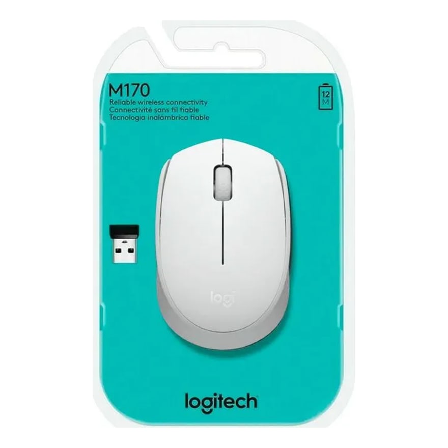 MOUSE LOGITECH M170 WIRELES OFF-WHITE