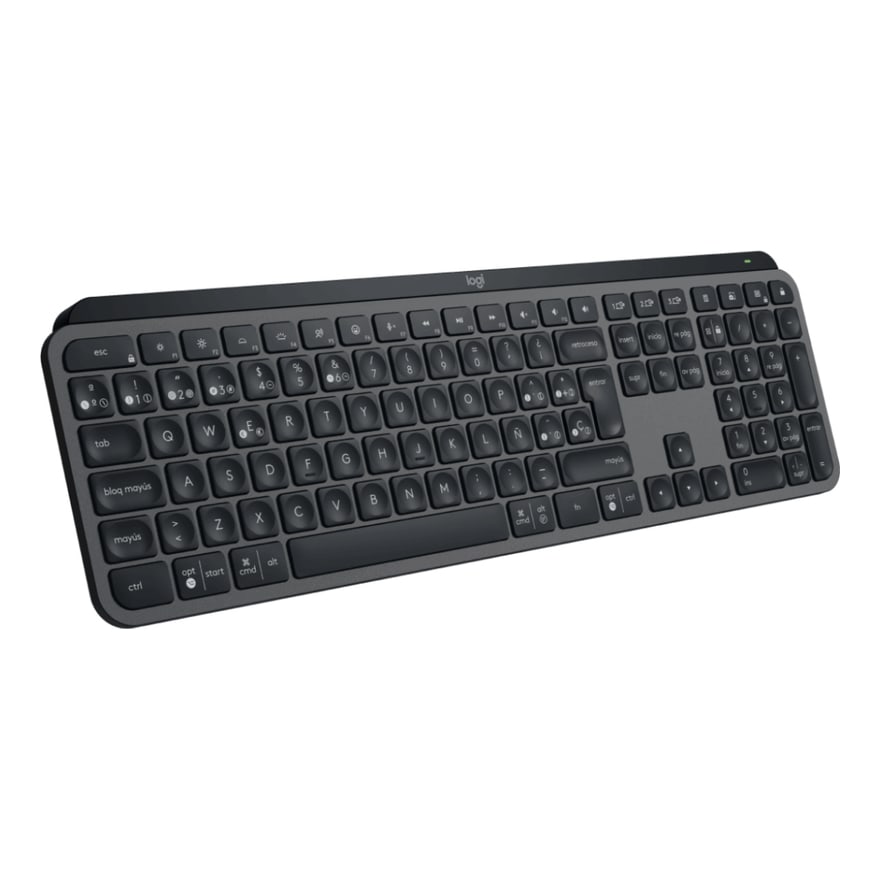 TECLADO LOGITECH MX KEYS S GRAFITO SPA USB LOGI BOLT-BT-MUL. DISP. - RECARG-RETR.ILUM
