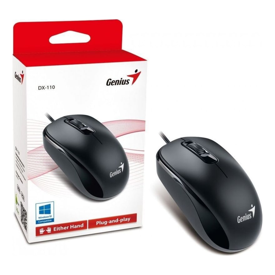 MOUSE GENIUS DX-110 USB NEGRO G5