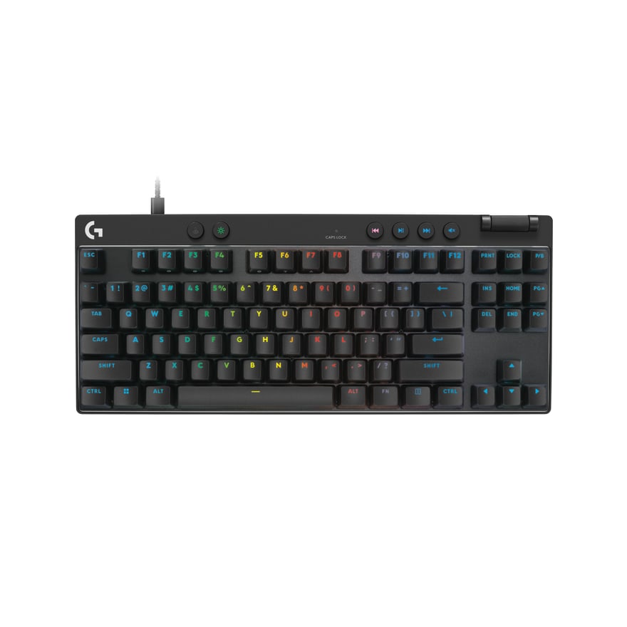 Teclado Logitech PRO X TKL Rapid RGB Black