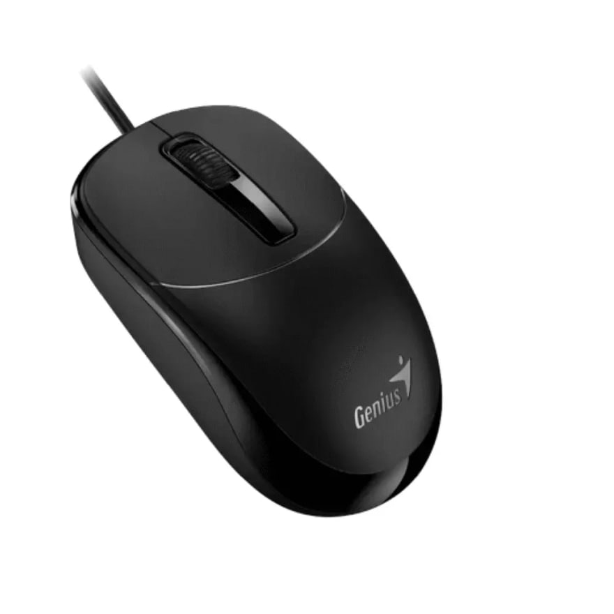 MOUSE GENIUS DX-123 USB-A Wired Black Gray