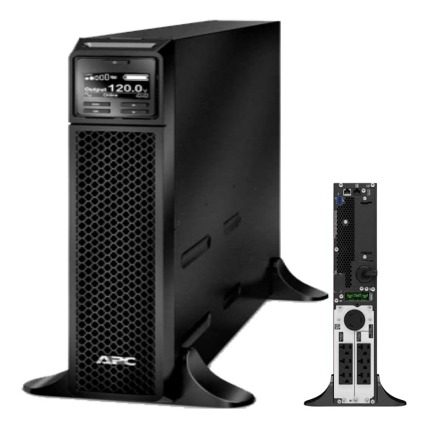 UPS APC SRT2200XLA ON LINE 120V 6 TOMAS. PANTALLA LCD. TOWER-RACK 1.8KILOVATIOS-2.2 KVA