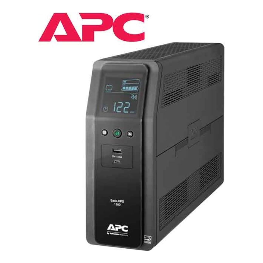 UPS APC BR1100M2-LM INTERACTIVOS 120V PANTALLA LCD 600VATIOS-1.1KVA