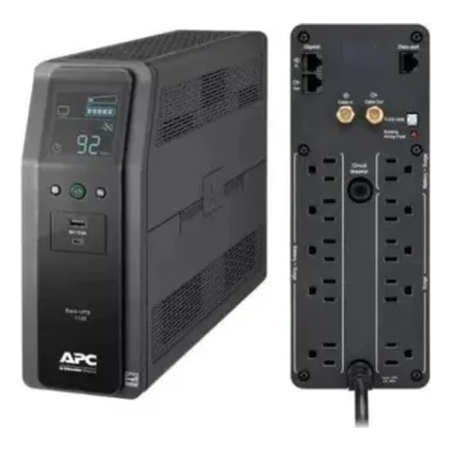 UPS APC BR1350M2-LM INTERACTIVOS 120V PANTALLA LCD 810VATIOS-1.35KVA
