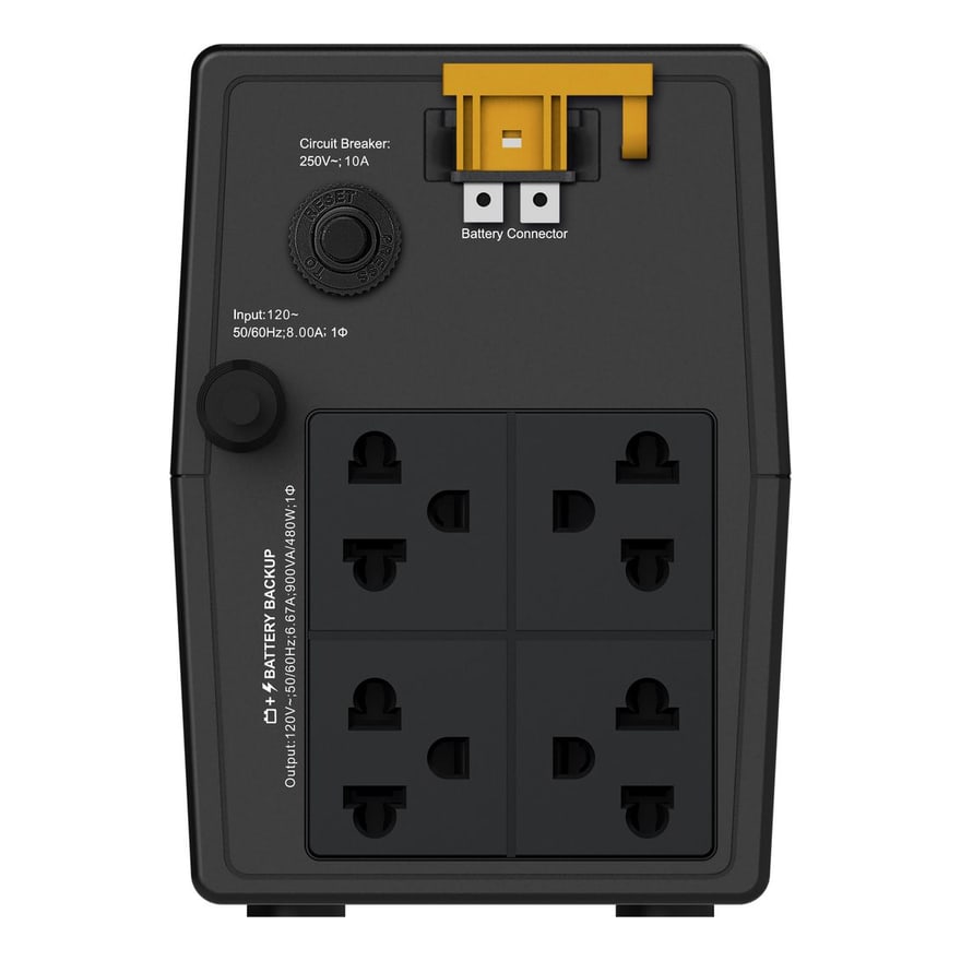UPS APC BVG900-LM INTERACTIVOS 120V 4 TOMAS 900VA-480W