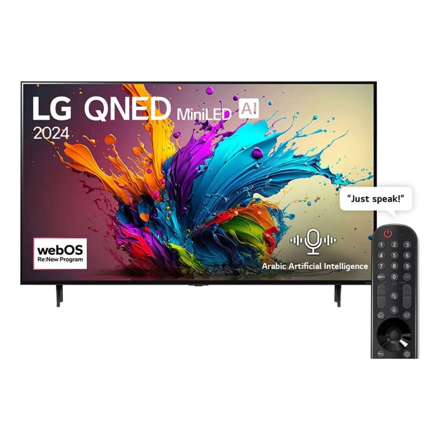 Televisor LG 65INC. QNED90 MINI LED 4K THINQ AI HDR THINQ AI PROC ALFA 7 4HDMI 3USB LAN MAGIC CONTROL