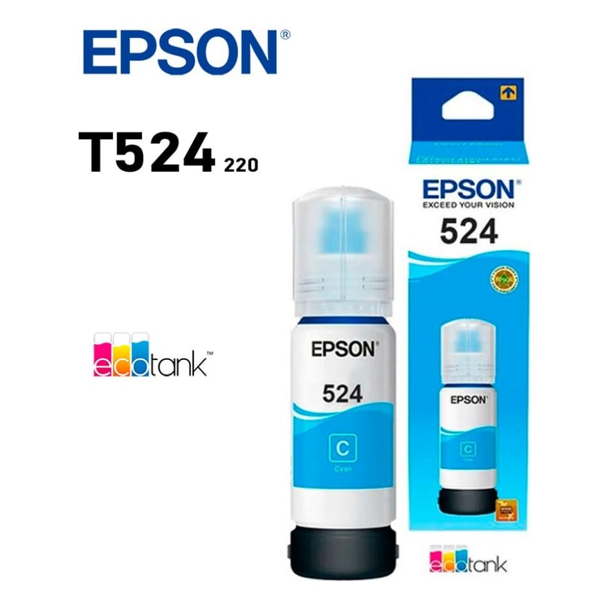 BOTELLA EPSON T524220 70ML CIAN FOR L15160