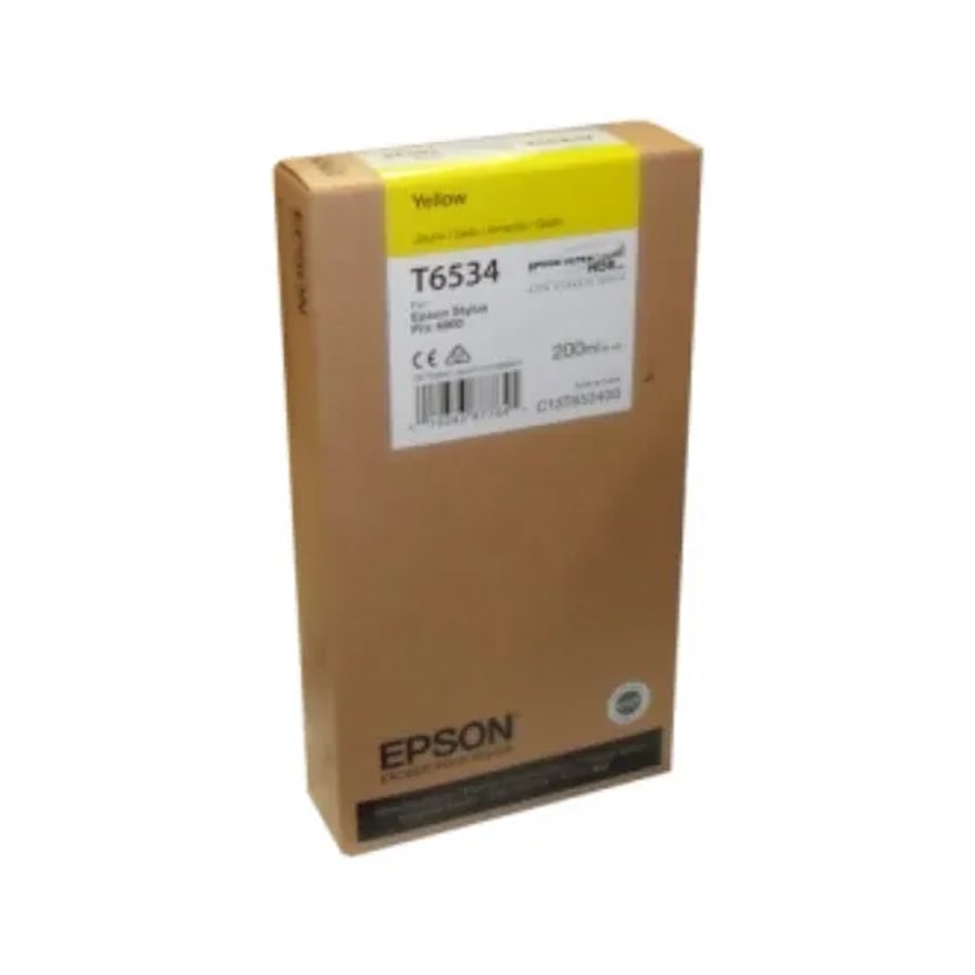 CARTUCHO EPSON T653400 STYLUS PRO 4900 AMARILLO 200ML