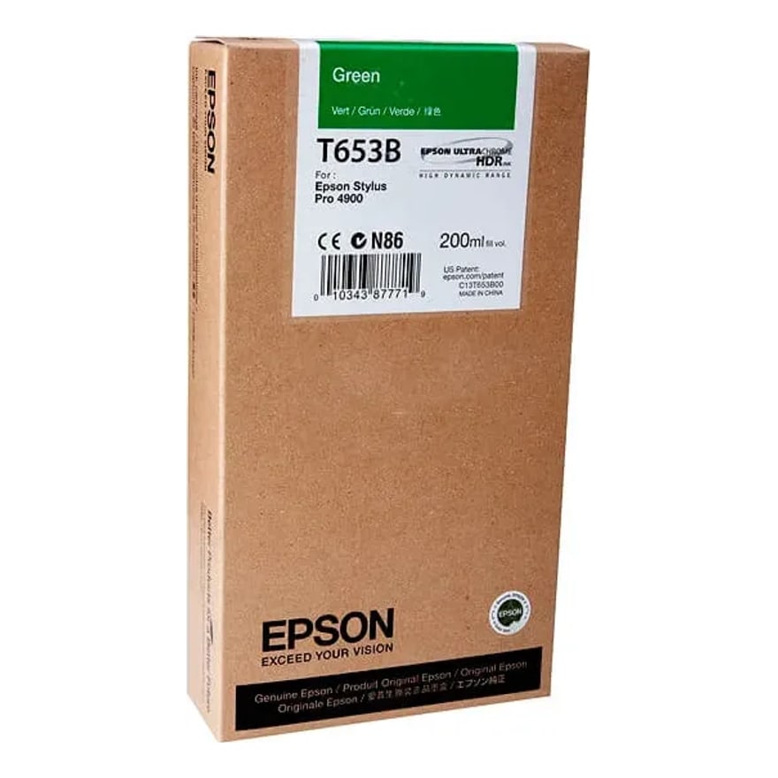 CARTUCHO EPSON T653B00 STYLUS PRO 4900 VERDE 200ML
