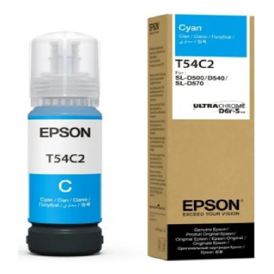 BOTELLA EPSON UltraChrome T54C Cyan SureLab D570 70mL