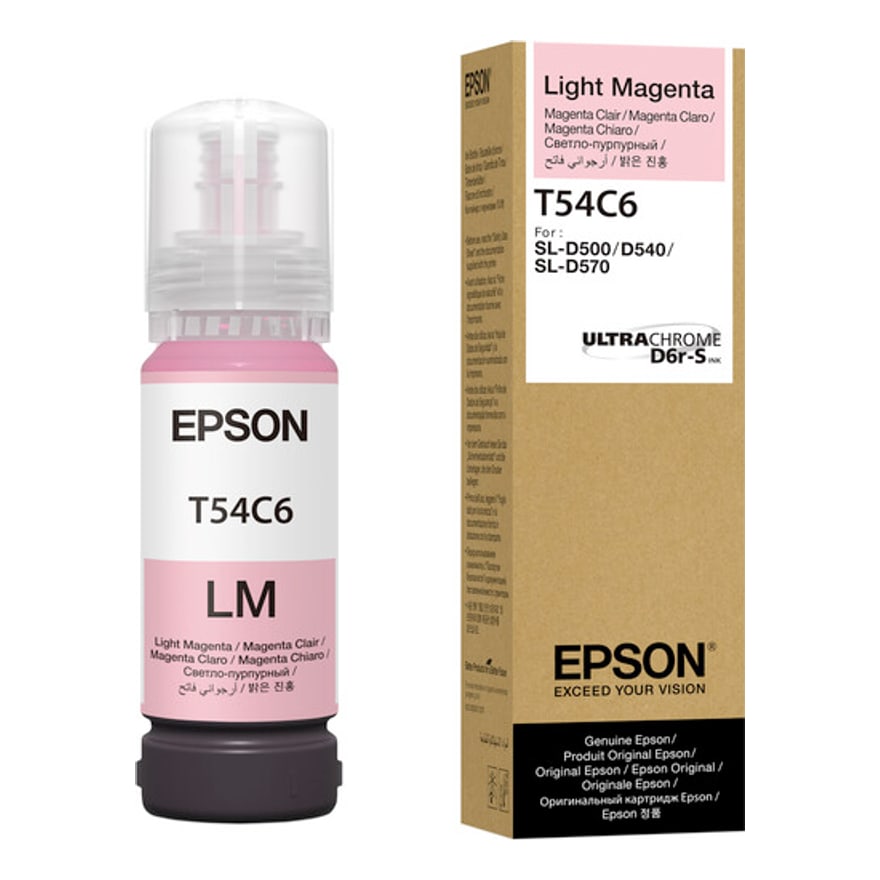 BOTELLA EPSON UltraChrome T54C Light Magenta SureLab D570 70mL