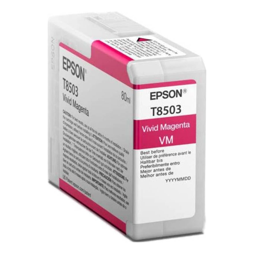 Cartucho Epson T85030N UltraChrome HD Vivid Magenta Ink 80 ml