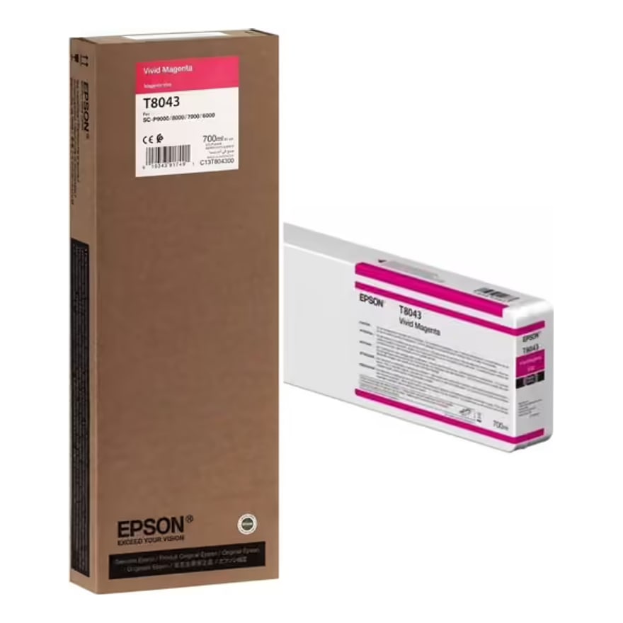 Cartucho Epson T85060N UltraChrome HD Vivid Light Magenta Ink 80 ml