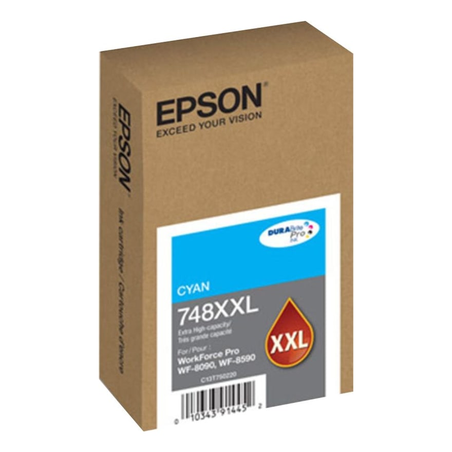 Cartucho Epson DURABrite Pro 748XXL Extra-High Capacity 7K Cyan
