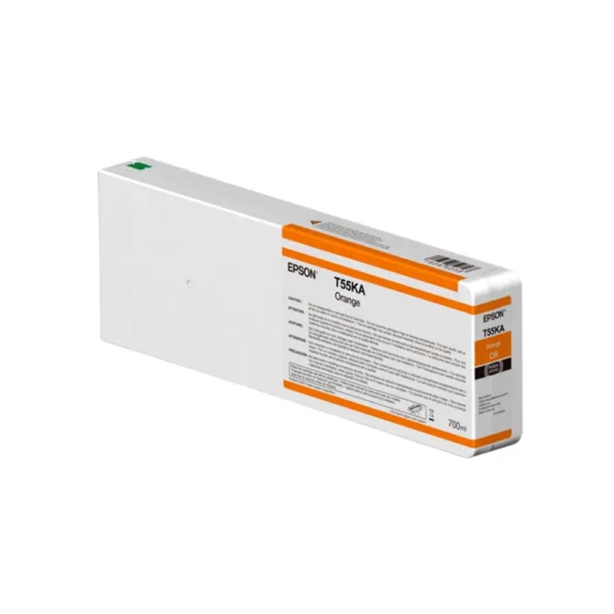 CARTUCHO EPSON SINGLEPACK ORANGE T55KA00 ULTRACHROME HDX-HD 700ML FOR SURECOLOR
