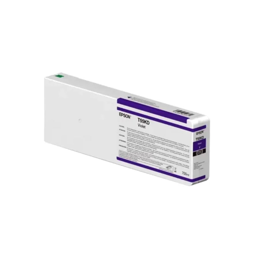 CARTUCHO EPSON SINGLEPACK VIOLET T55KD00 ULTRACHROME HDX-HD 700ML FOR SURECOLOR