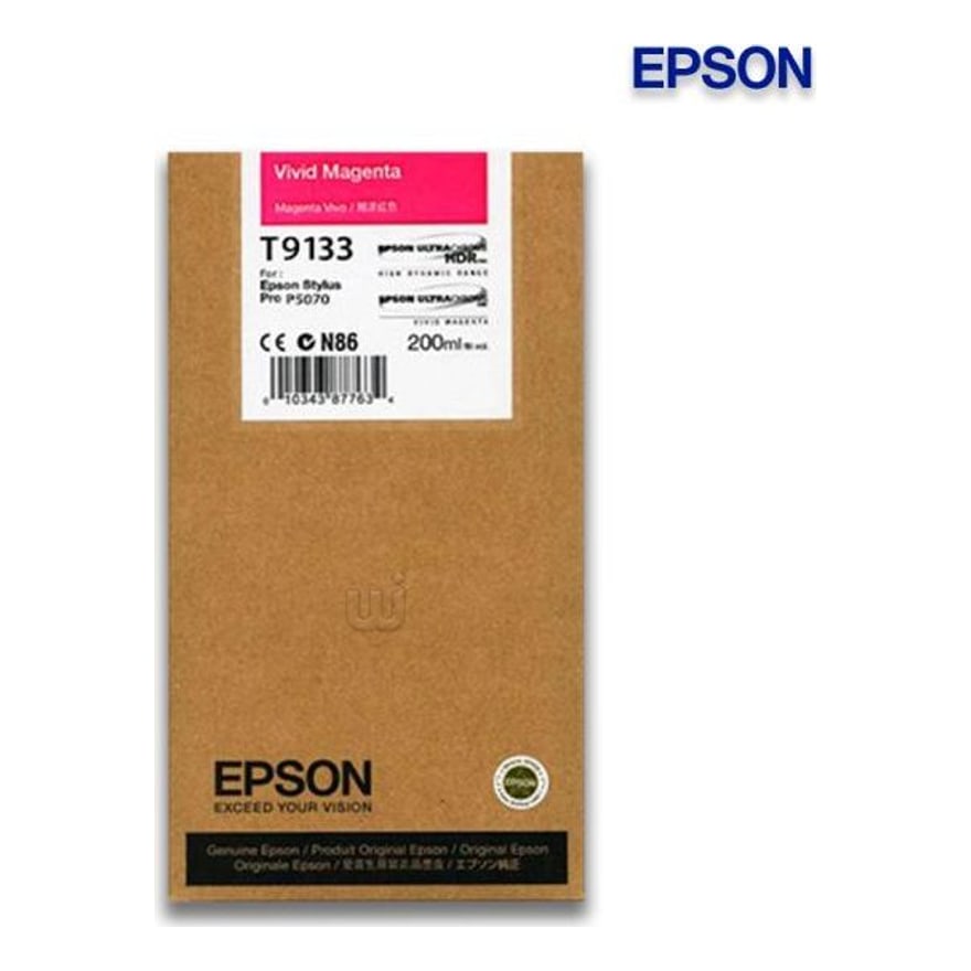 CARTUCHO EPSON T913300 ULTRACHROME HDX MAGENTA 200ML